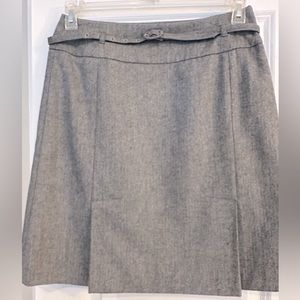 Kenneth Cole Women’s Skirt Lined with belt Gray Size: 6